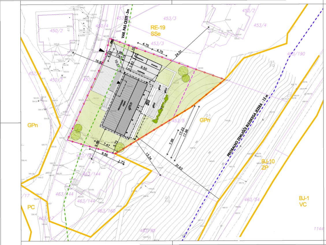 Site Plan setting out