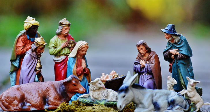 A "jaslica" or Christmas nativity scene
